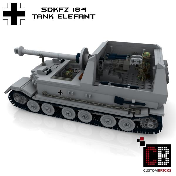 Custom WW2 Tank Elefant - SdKfz 184