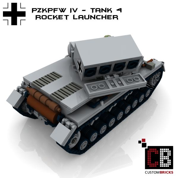 Custom WW2 Tank 4 PzKpfw IV - Rockettank
