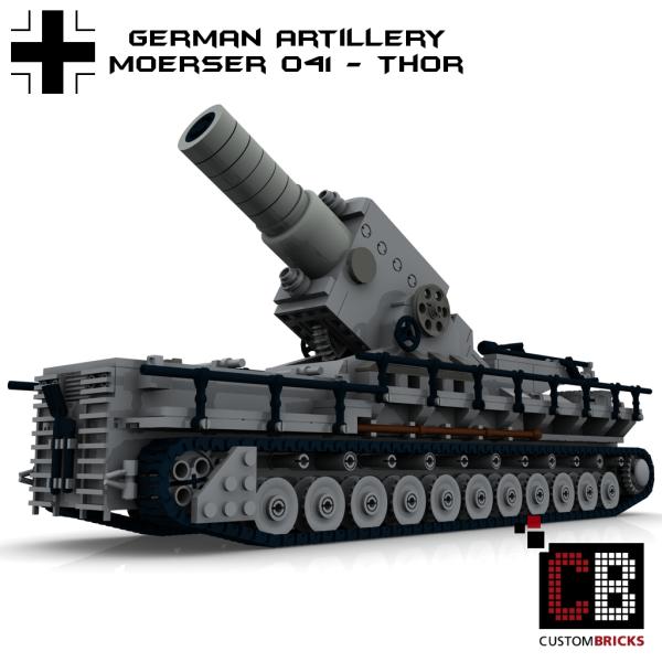 Custom WW2 Mörser Karl Gerät 041 - Thor