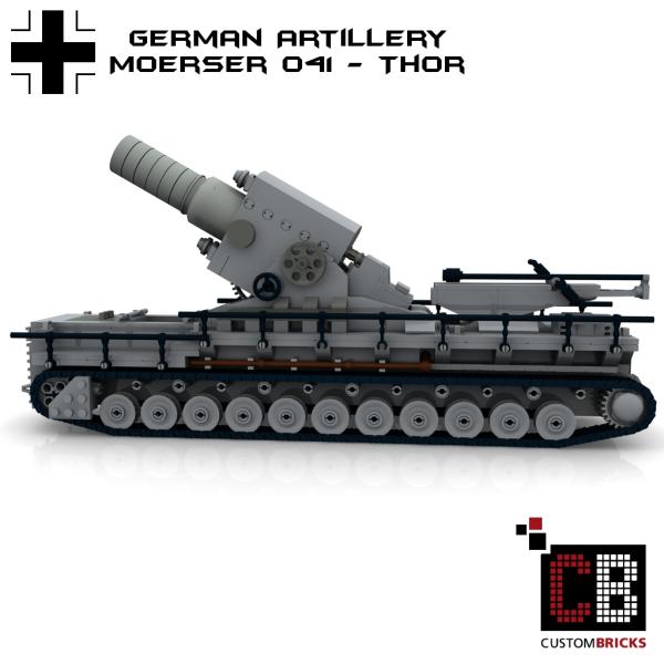 Custom WW2 Mörser Karl Gerät 041 - Thor