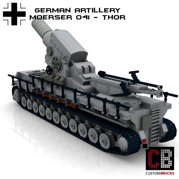 Custom WW2 Mörser Karl Gerät 041 - Thor