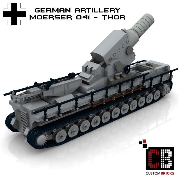 Custom WW2 Mörser Karl Gerät 041 - Thor