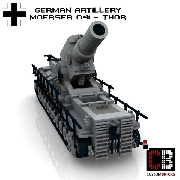 Custom WW2 Mörser Karl Gerät 041 - Thor