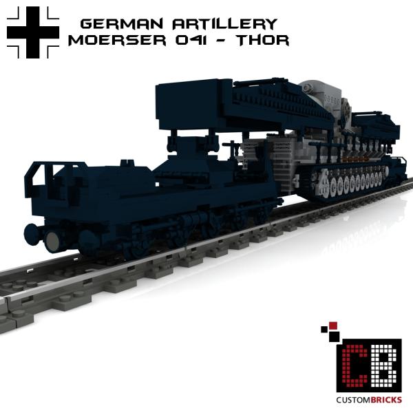 Custom WW2 Mörser Karl Gerät 041 - Thor