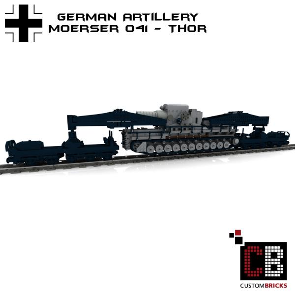 Custom WW2 Mörser Karl Gerät 041 - Thor