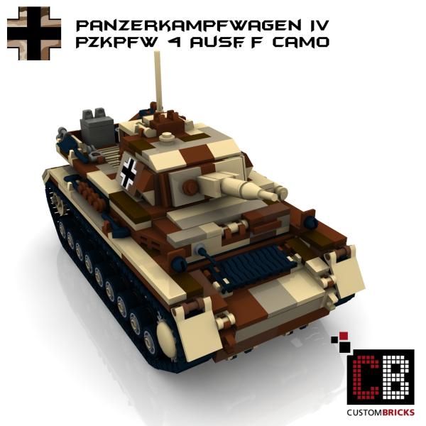 Custom WW2 Tank CAMO PzKpfw IV Panzerkampfwagen 4