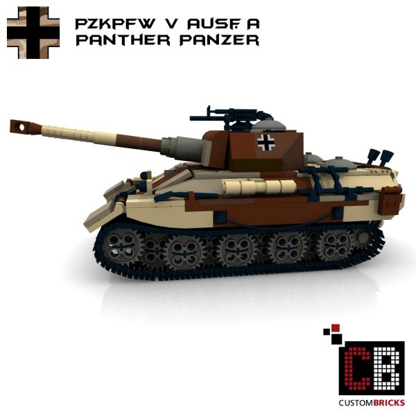 Custom WW2 Tank CAMO PzKpfw V Panther