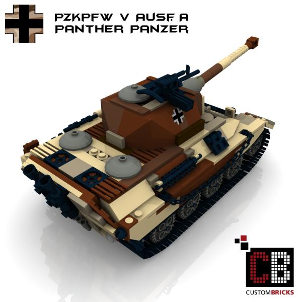 Custom WW2 Tank CAMO PzKpfw V Panther