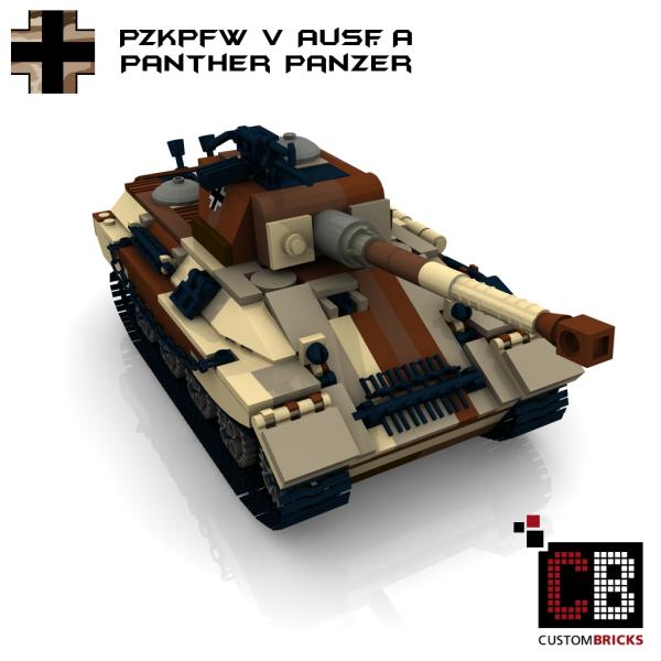 Custom WW2 Tank CAMO PzKpfw V Panther