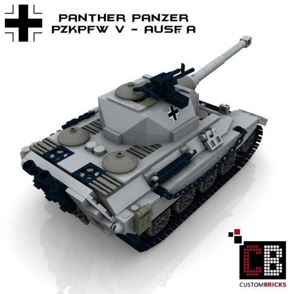 Custom WW2 Tank PzKpfw V Panther