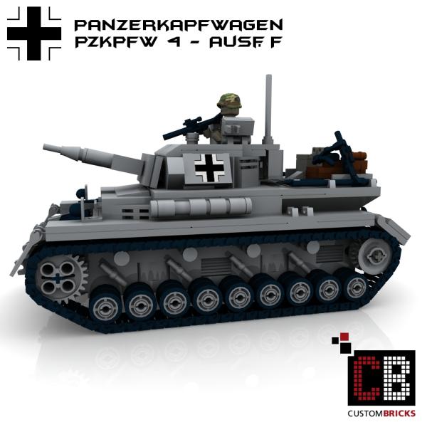 Custom WW2 Tank PzKpfw IV Panzerkampfwagen 4