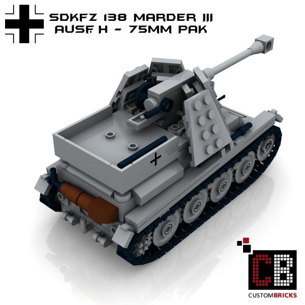 Custom WW2 SdKfz 138 - Tank Marder 3