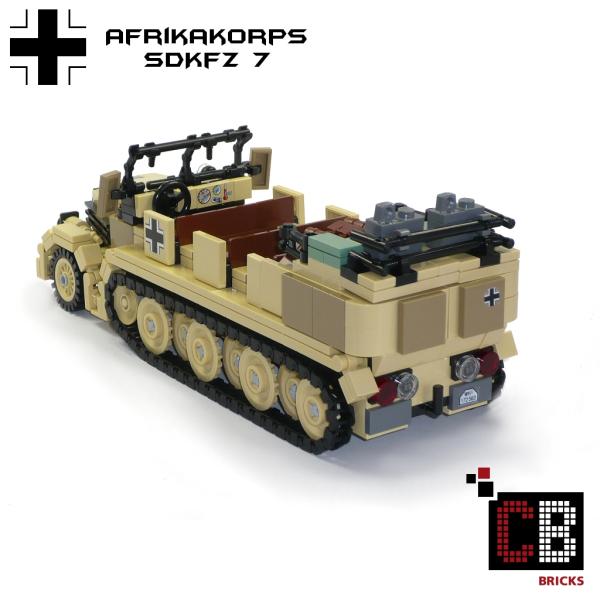 CUSTOM WW2 Afrikakorps SdKfz 7 out of LEGO® bricks
