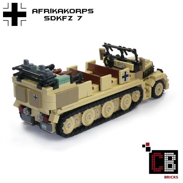 CUSTOM WW2 Afrikakorps SdKfz 7 out of LEGO® bricks