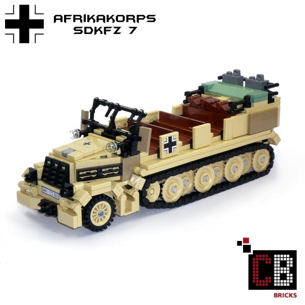 CUSTOM WW2 Afrikakorps SdKfz 7 out of LEGO® bricks