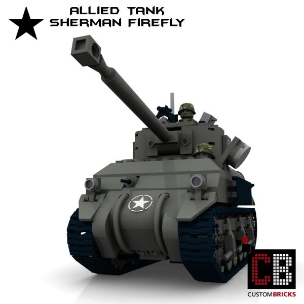 Custom WW2 Sherman Firefly Tank