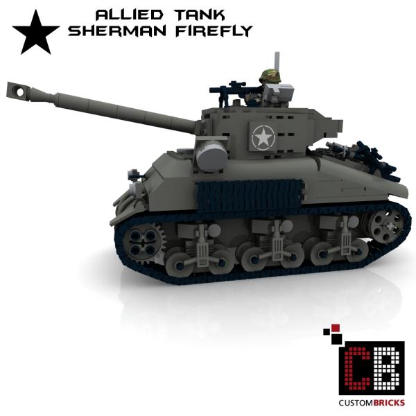 Custom WW2 Sherman Firefly Tank