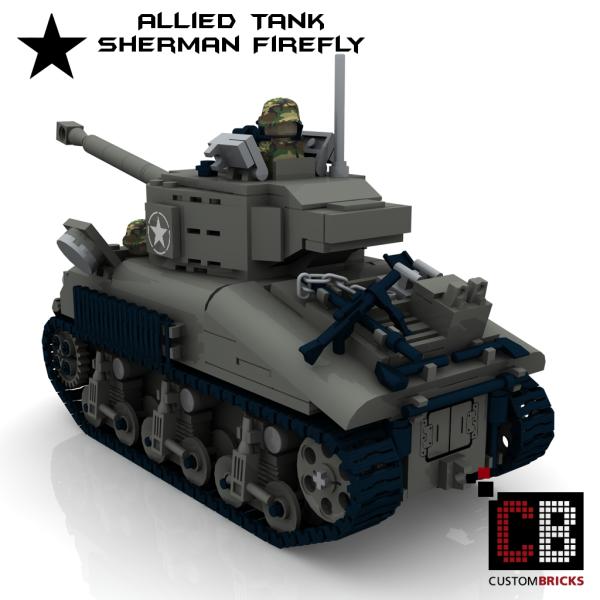 Custom WW2 Sherman Firefly Tank