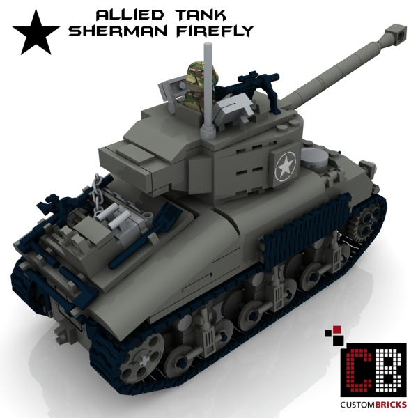 Custom WW2 Sherman Firefly Tank