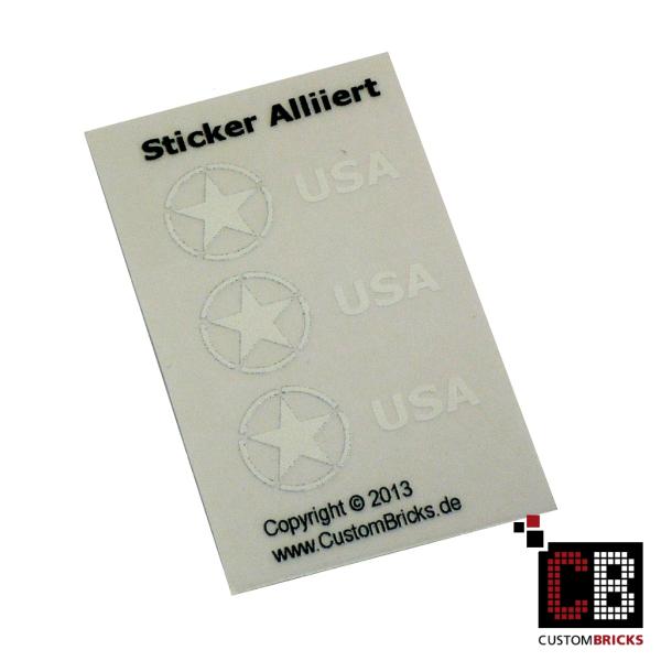 Custom Sticker Alliierte Panzerbeschriftung