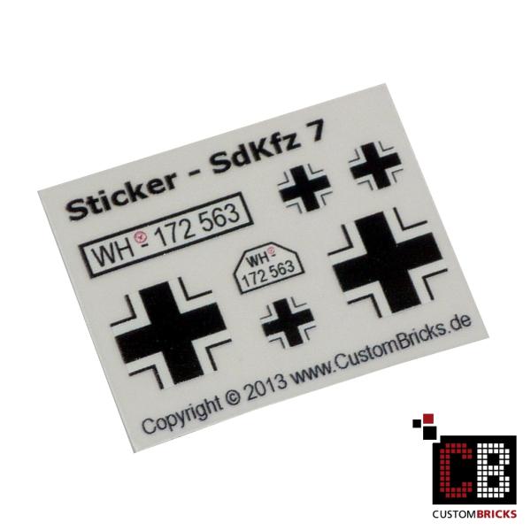 Custom Sticker SdKfz 7 - Sonderkraftfahrzeug 7