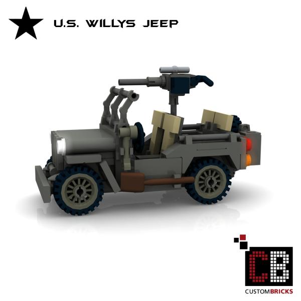 Custom WW2 U.S. MB Willys Geländewagen