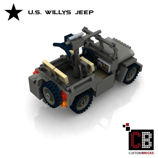 Custom WW2 U.S. MB Willys Geländewagen