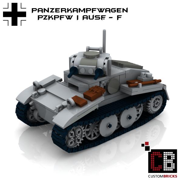 Custom WW2 Tank PzKpfw I Panzerkampfwagen 1 Ausf.F
