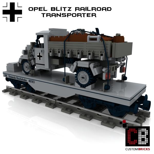 Custom WW2 Transportwaggon mit Opel Blitz