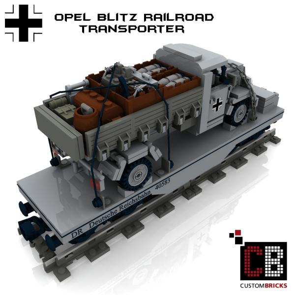Custom WW2 Transportwaggon mit Opel Blitz