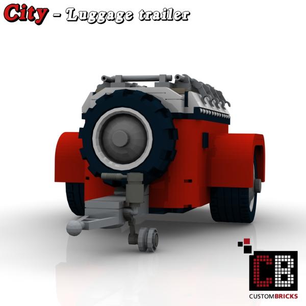 Custom T1 Luggage Trailer - Sport Edition