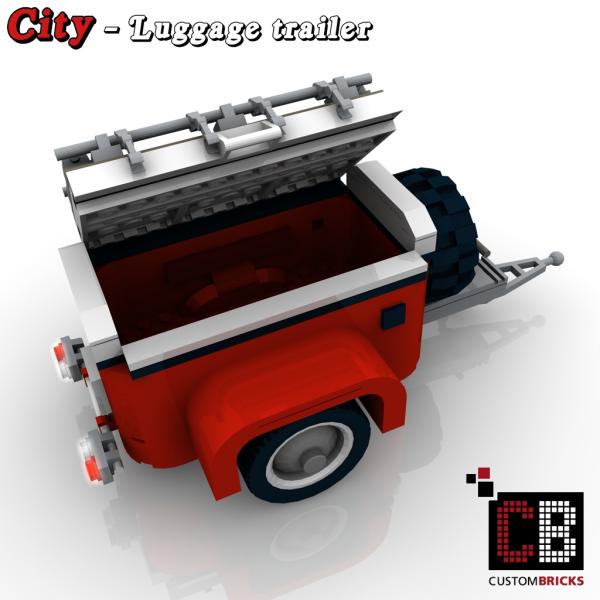 Custom T1 Luggage Trailer - Sport Edition