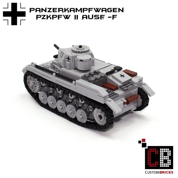 CUSTOM WW2 PzKpfw II Ausf.-F aus LEGO® Steinen