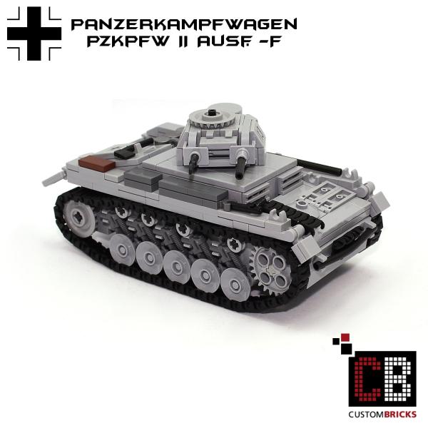 CUSTOM WW2 PzKpfw II Ausf.-F aus LEGO® Steinen