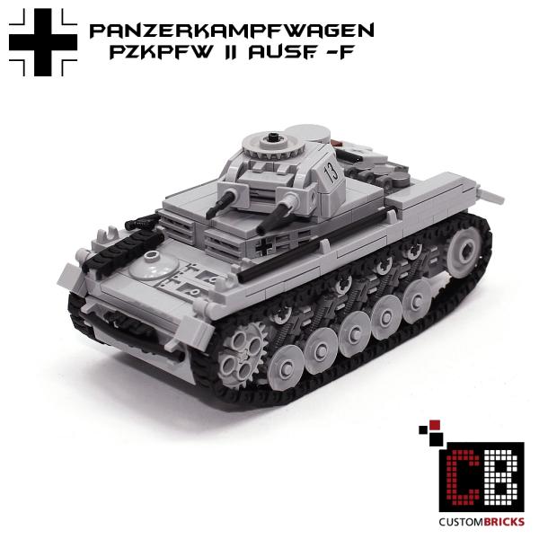 CUSTOM WW2 PzKpfw II Ausf.-F aus LEGO® Steinen