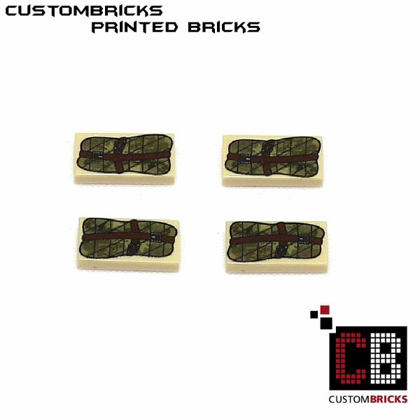 TAN Tile with Camo Bag