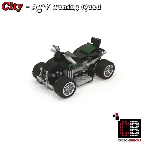 ATV Tuning Quad with trailer 10242 made of LEGO® bricks