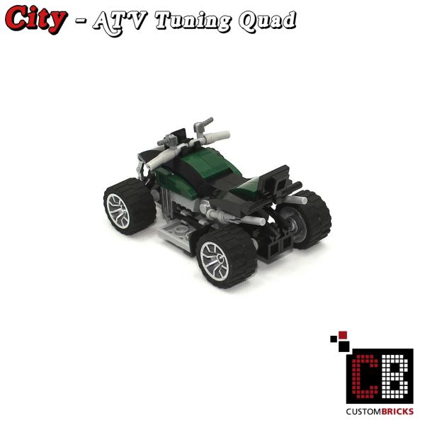 ATV Tuning Quad with trailer 10242 made of LEGO® bricks