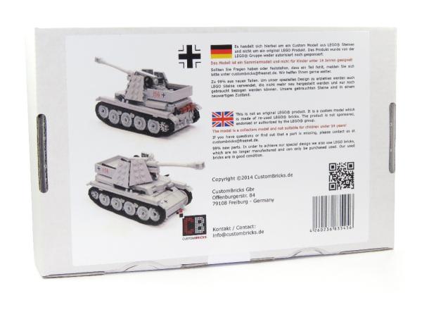 CUSTOM WW2 Tank Marder III Ausf.M with soldier out of LEGO® bricks
