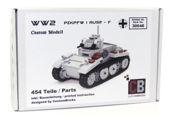 CUSTOM WW2 PzKpfw I Ausf.F mit Soldat aus LEGO® Steinen