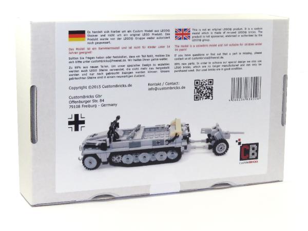 CUSTOM WW2 SdKfz 10 mit PaK 36 aus LEGO® Steinen