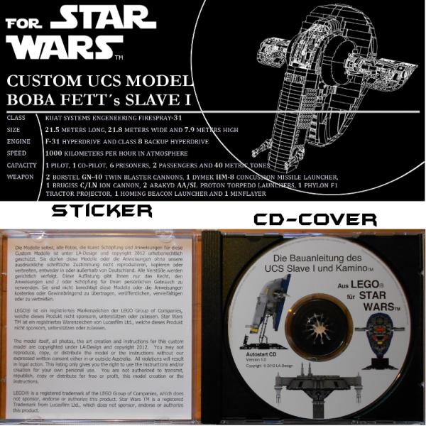 Custom UCS Slave I + Kamino Landingplatform for Star Wars