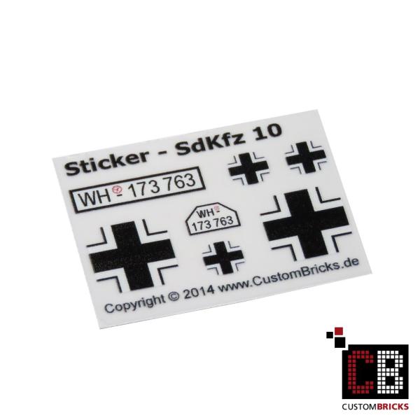 Custom Sticker SdKfz 10