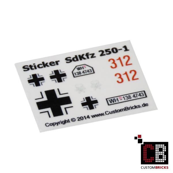 Custom Decals SdKfz 250-1 - OLD Version