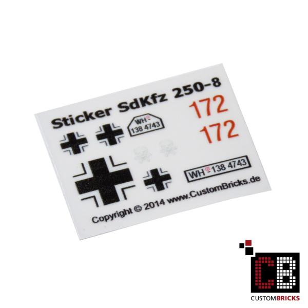 Custom Decals SdKfz 250-8 - NEW Version