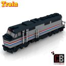 CB Railway F40PH - Train engine