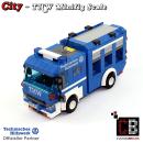 THW Equipment vehicle GKW 1 made of LEGO® bricks