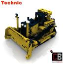 Custom Bulldozer - Minifigscale