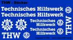 Custom Sticker - THW Modell Sticker