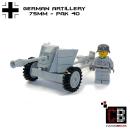 CUSTOM WW2 Pak 40 with soldier made of LEGO® bricks